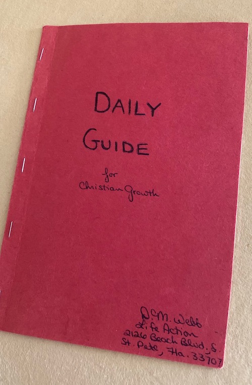 Book cover of Dawn Wilson's Daily Guide for Christian Growth