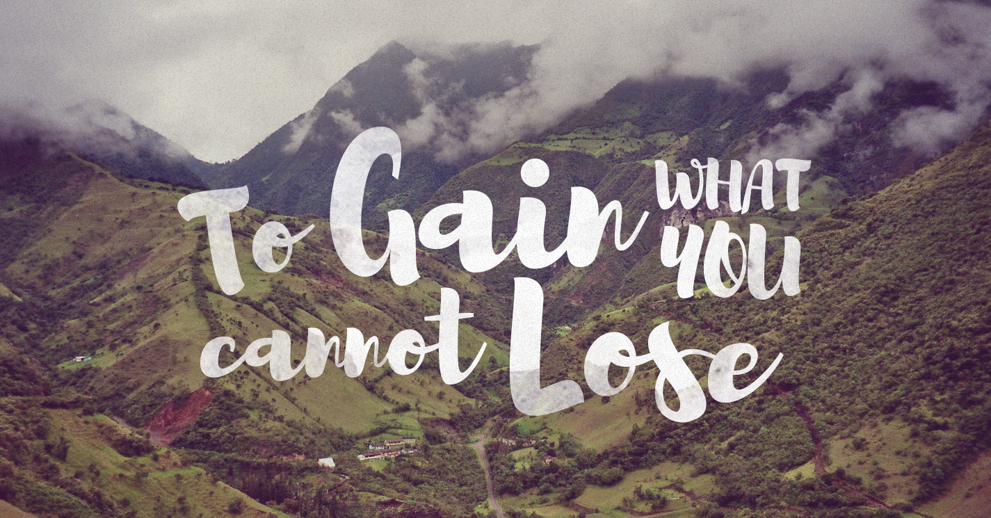 Image result for gain what you cannot lose